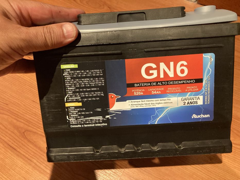 Bateria Gn6 alto desempenho nova