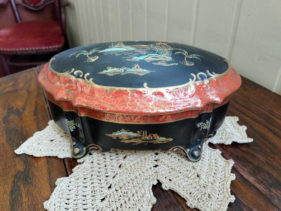 Шкатулка.Erdmann Schlegelmilch.Royal Vienna.Старинный фарфор.