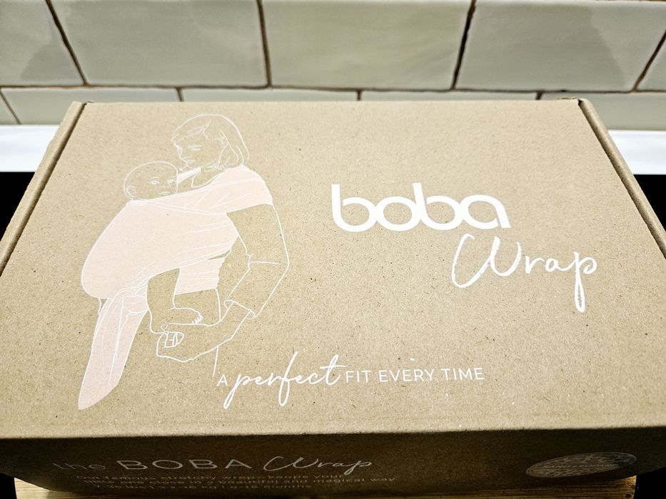 Pano elástico porta-bebês Boba Wrap Sand Leopard