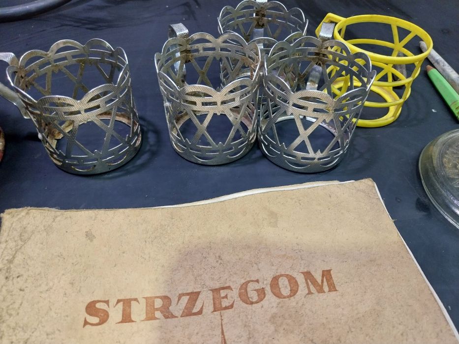 Zabytkowe przedmioty PRL KOMUNA dzbanek koło wózka lokówka zeszyt inne