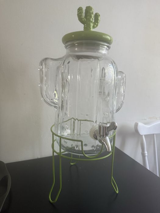 Słoik z kranikiem kaktus na lemoniade 3,7l.