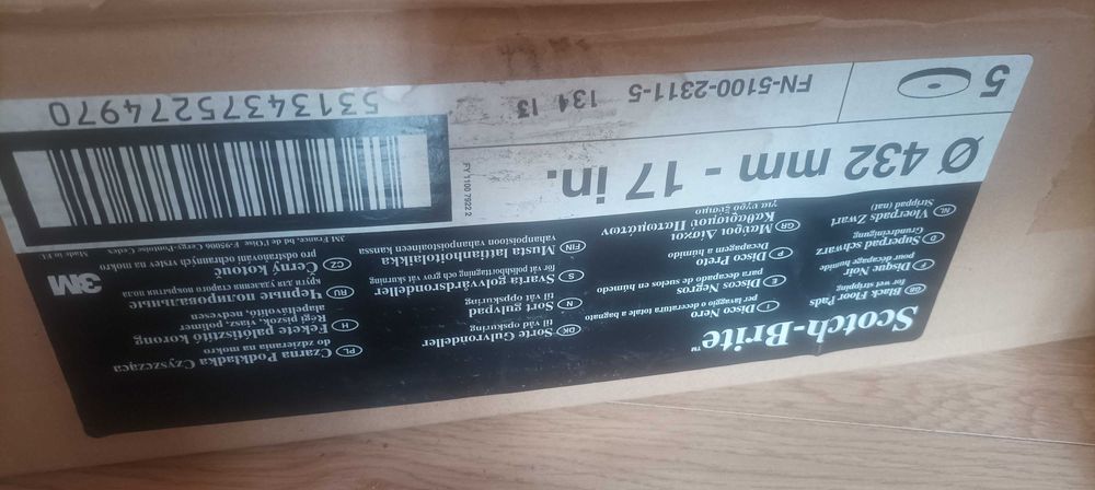 Pady do maszyny czyszczącej