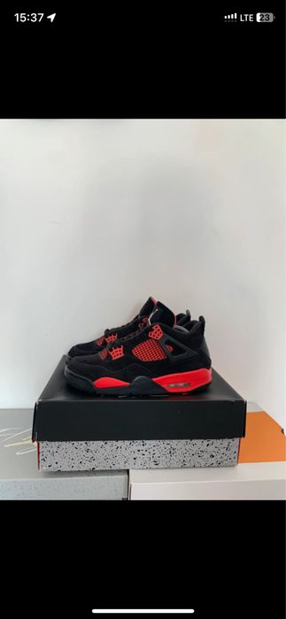 Jordan 4 Red Thunder, size 43