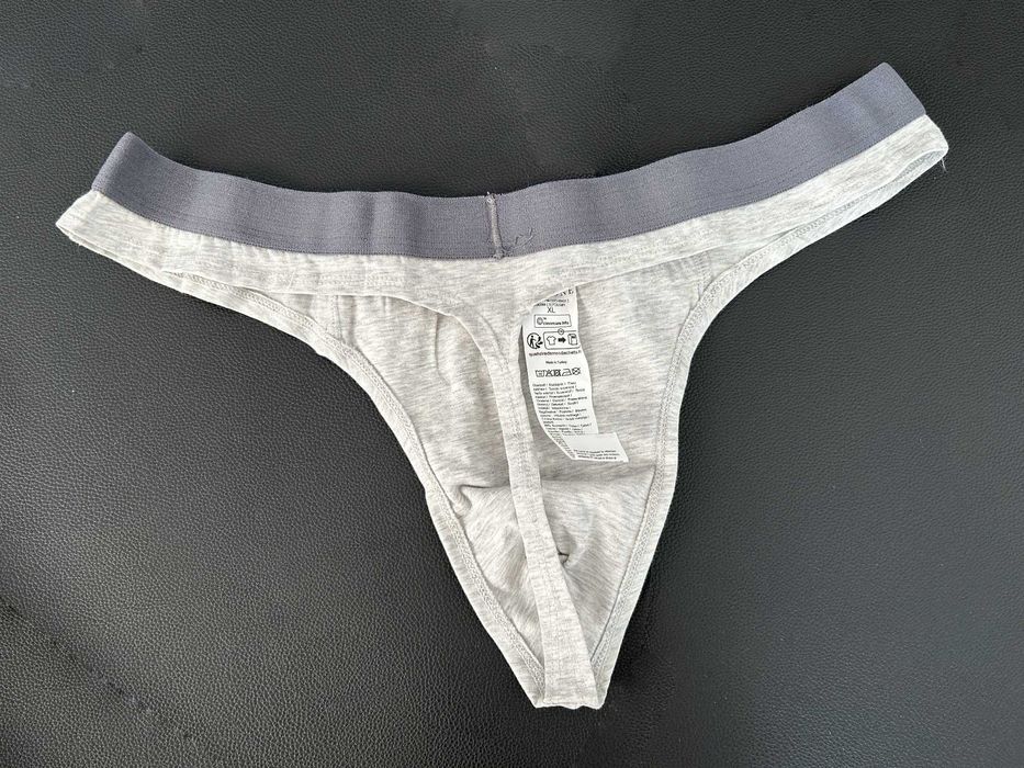 3 sztuki Stringi męskie nowe XL czerwone czarne szare WYSYŁKA Pier One