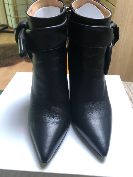 Baldowski, botki, kozaki, przejściowe, skóra naturalna 37