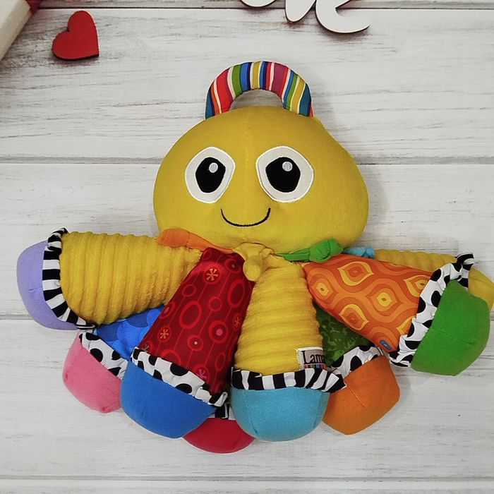 Сенсорна іграшка підвіска восьминіг Lamaze