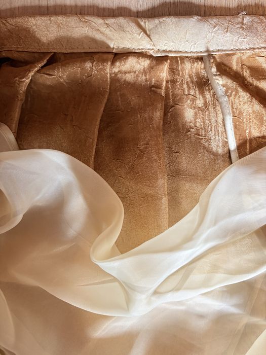 Piękny ozdobny lambrekin na okno – styl glamour, stan idealny