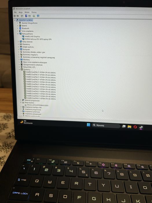 Laptop MSI leopard gp66 i7 RTX 3070