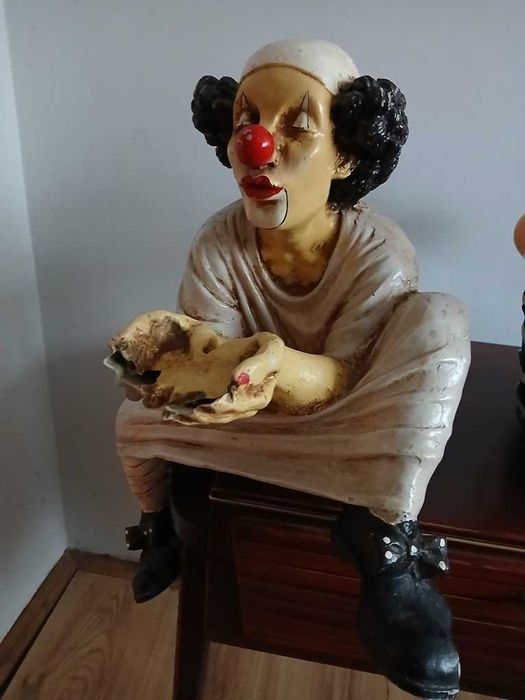 Klaun Figurka Plakat Cyrk Vintage