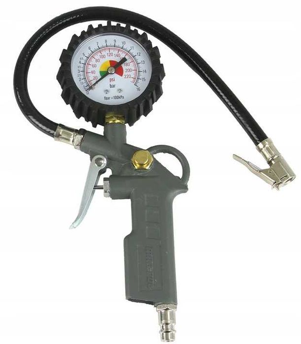 Pistolet pneumatyczny do pompowania kół.