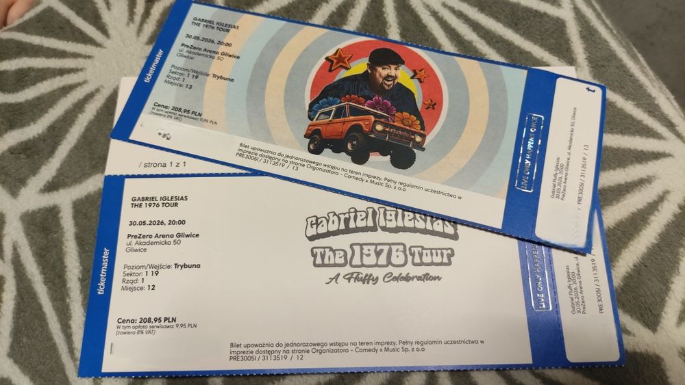 Gabriel Iglesias 2 Bilety Stand-Up 30.05.26 Gliwice