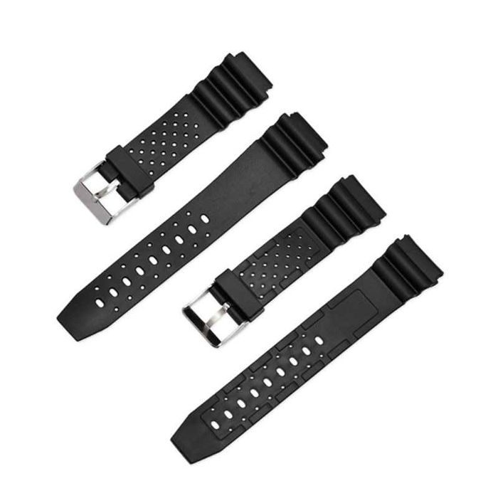 Pasek do zegarka typ SEIKO A Diver 18, 20, 22mm czarny