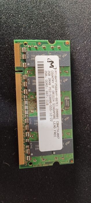 Memória RAM ddr2 2GB