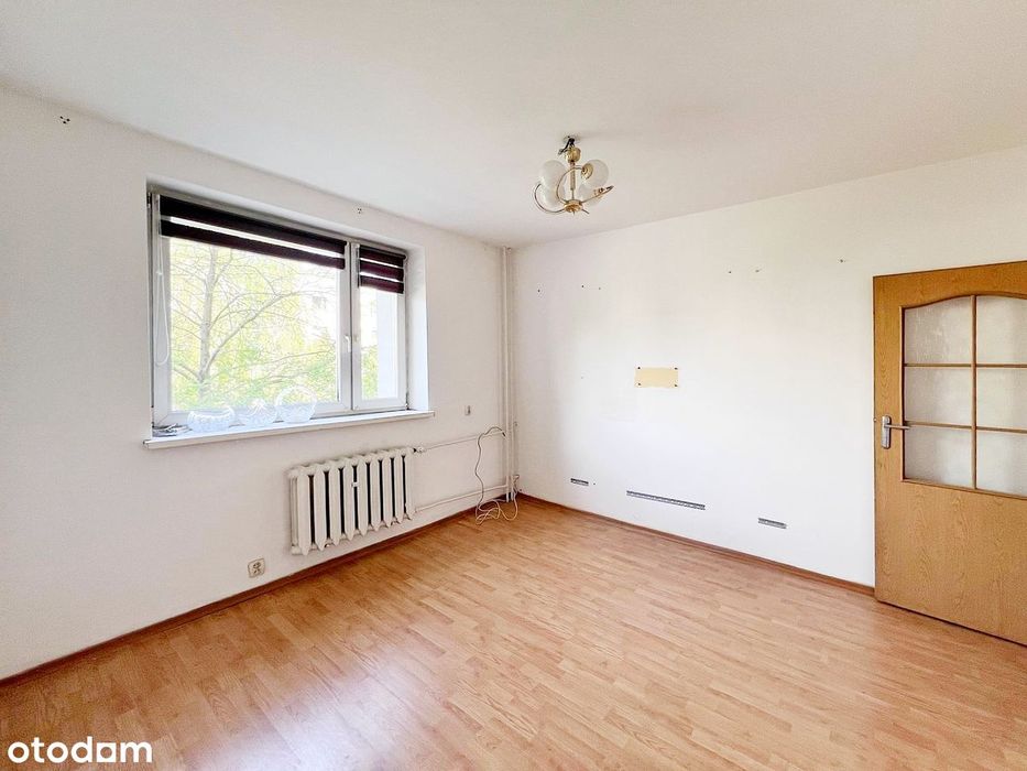 Gołonóg, 2 pokoje z balkonem w bloku, 1 piętro, CO, bez prowizji
