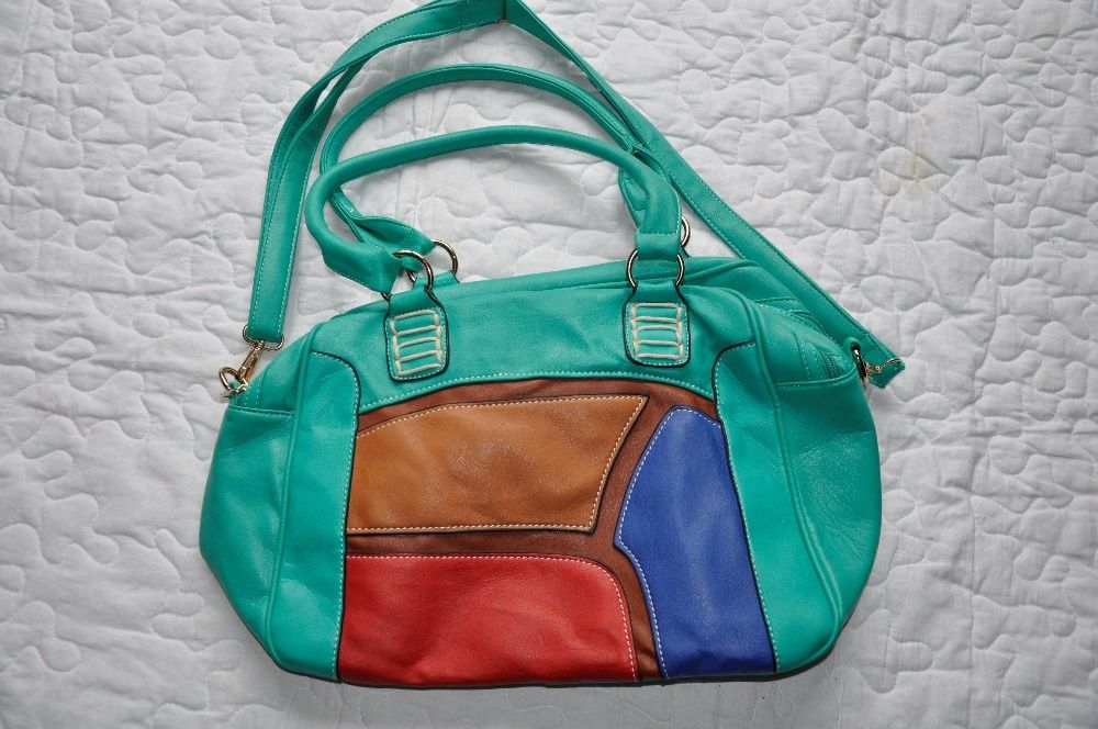 zielona torebka wiosenna j.nowa