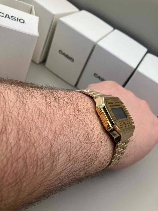 NOWY Casio Vintage A168WG | Złoty Klasyk | Unisex | Real Photo