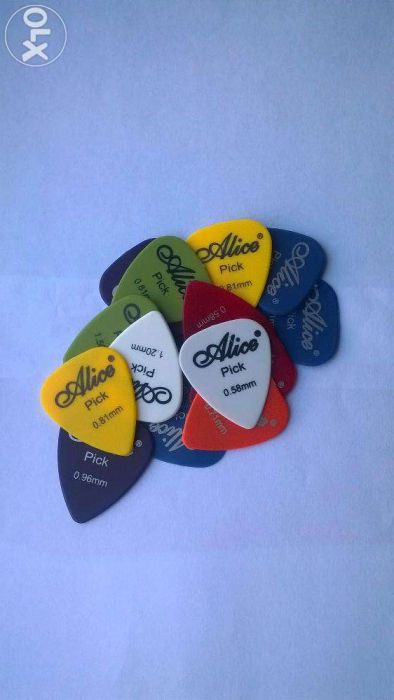 10 Palhetas de Guitarra Alice