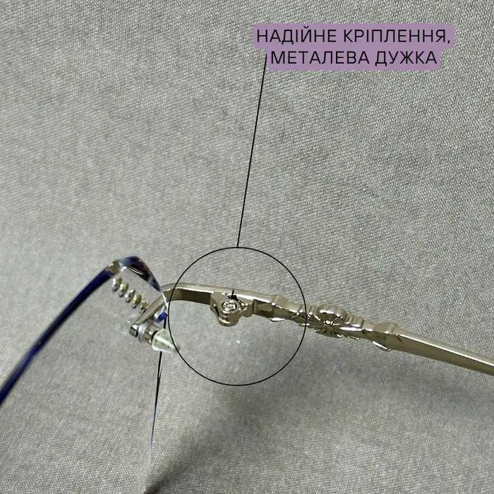 Жіночі фотохромні окуляри-хамелеони нульові Код 3318 C1