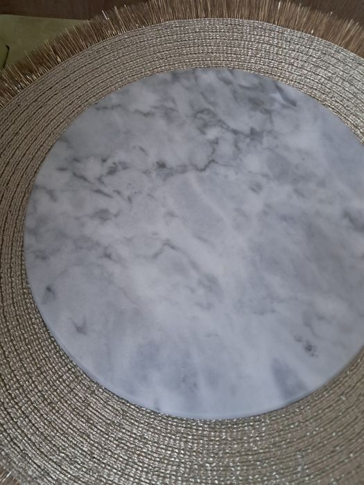 Home you patera marmur 22 cm zestaw 2 sztuki