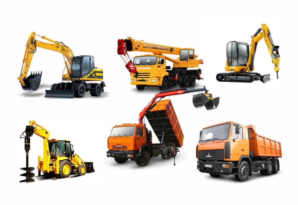 Автокран 25т.,экскаватор JCB4 с гидромолотом,миксера, бетононасос,