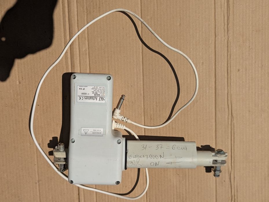Лінійні  актуатори SKF actuators DC 24V з навантаженням до 7000N, європейська якість