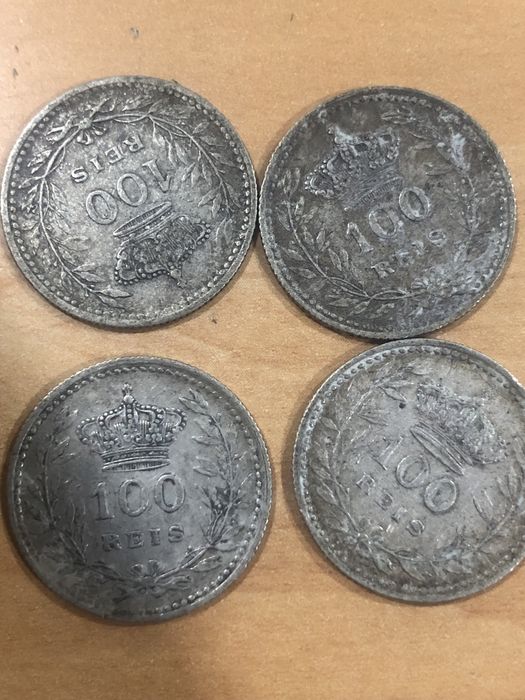 Moedas Antigas de 100 Reis