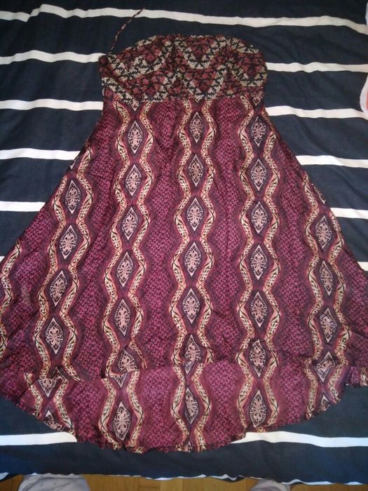 Vestido 100% seda (cai cai)