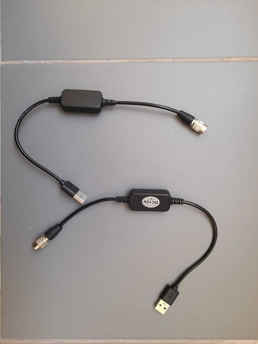 Cabo(s) USB para HIROSE com regulador de tensão DC12V #novos