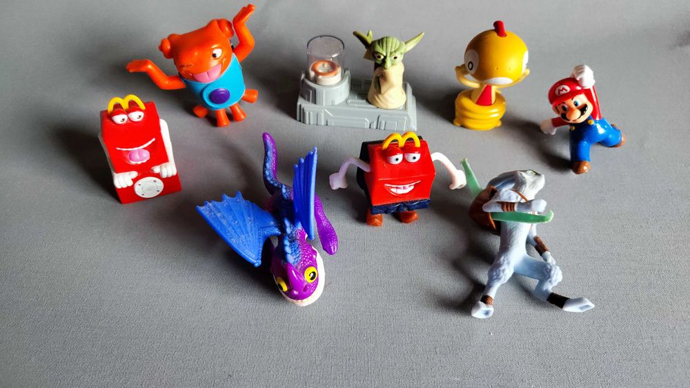 Lote Brinquedos Happy Meal McDonald's - Figuras Colecionáveis
