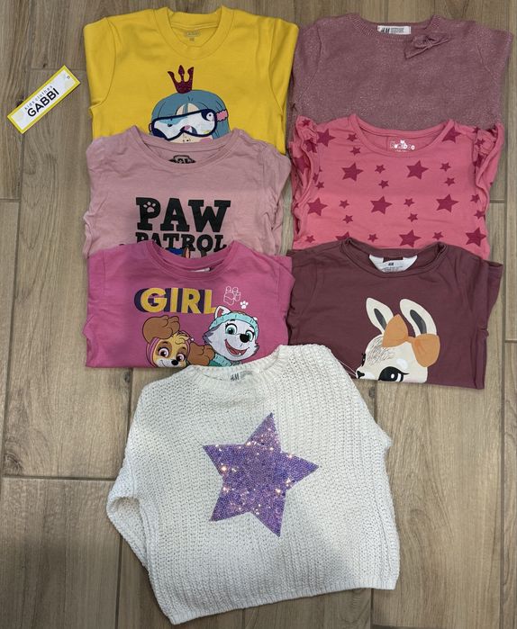Paka ubranek dla dziewcznki 98/104