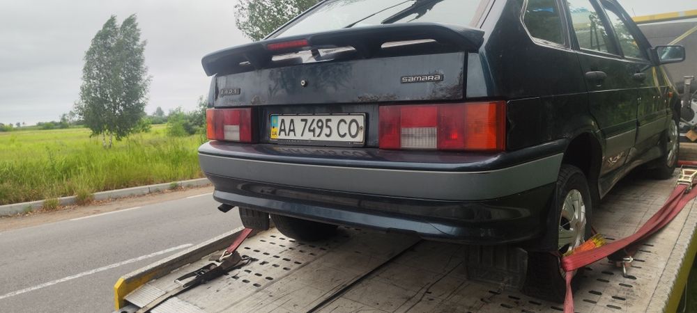 Задний бампер ваз 2114