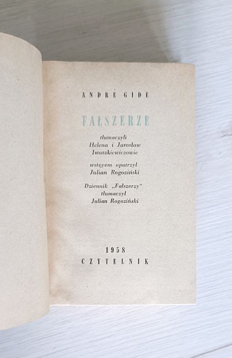 Fałszerze Andre Gide