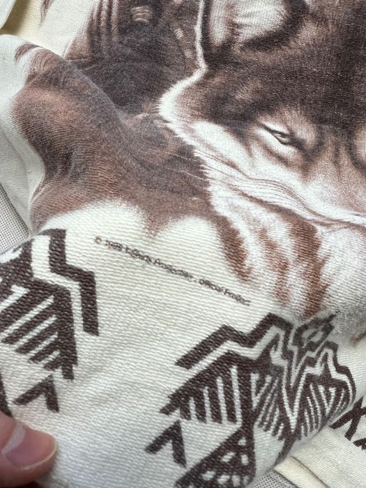 Vintage 1999’s Indian Girl With Wolf bluza