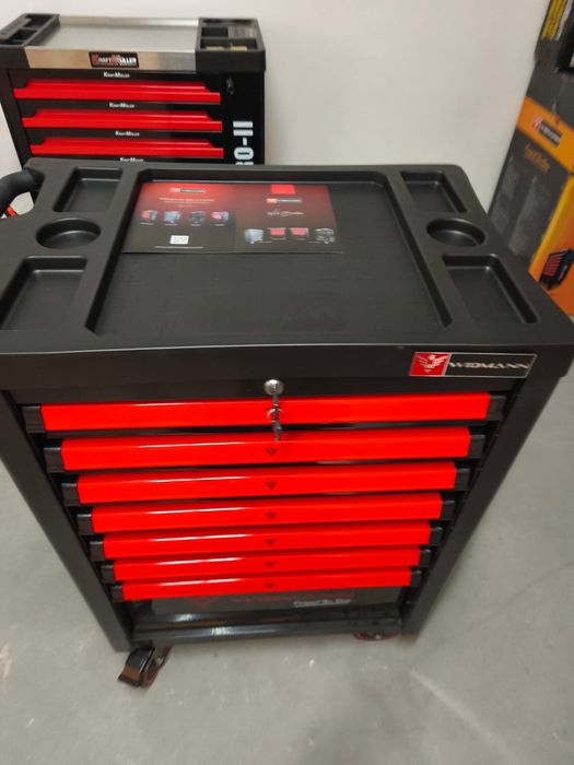 Carrinho de ferramentas de 6 gavetas completas