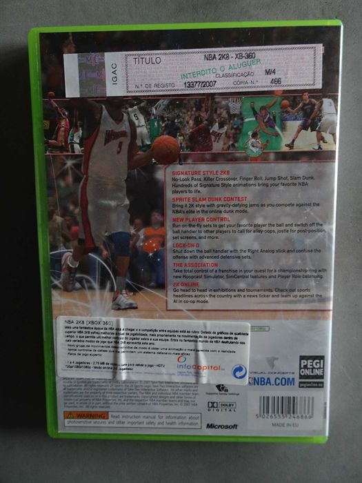 Jogo X-Box XBOX NBA 2K864585124791811121