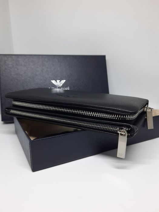 Чоловічий гаманець шкіряний клатч | Мужской кошелек барсетка кожаная