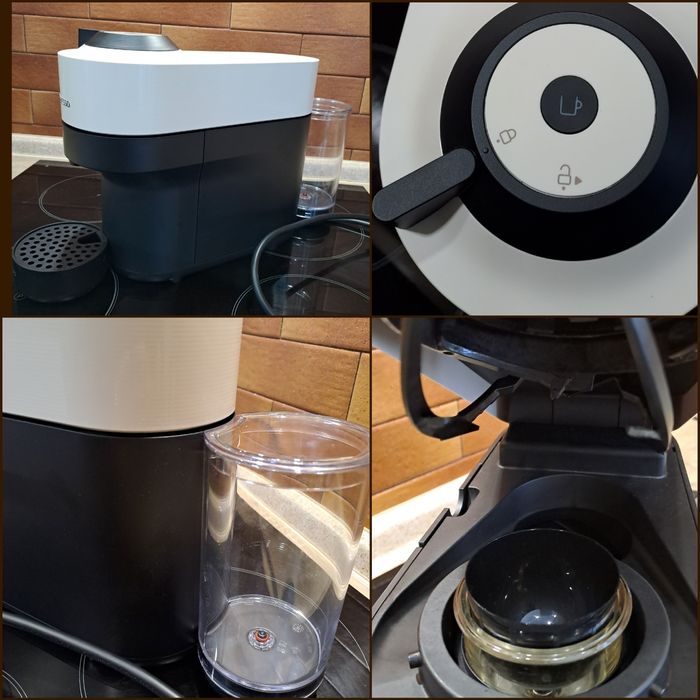 Кавомашина, Капсульна кавоварка Nespresso Vertuo Pop XN9201 White, як