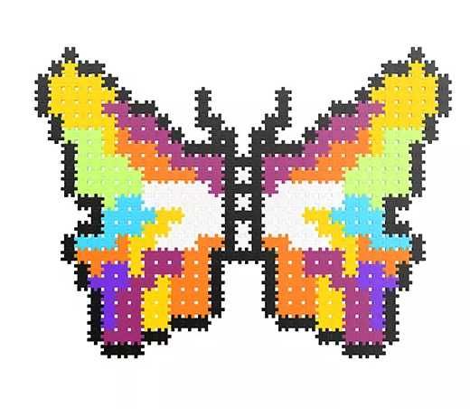 Klocki meli minis  50331 RAINBOW 2 w 1 MOZAIKA