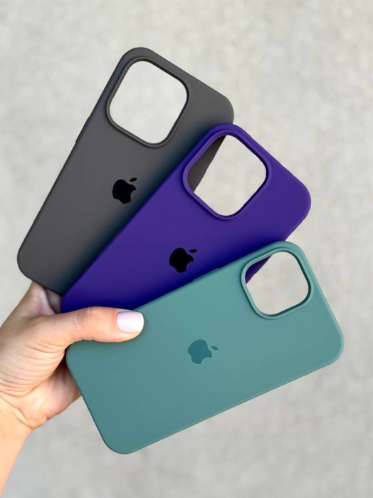 Чохол на Айфон 16 про та інші, силіконовий silicone case pro max