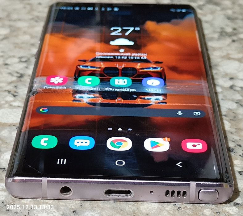 Samsung Galaxy Note 9 , 6/128gb., NFC .  Тріщини на склі.