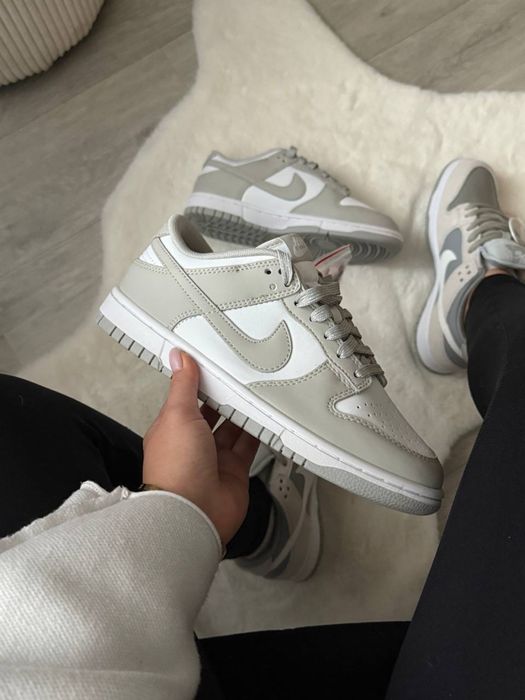 Кросівки Nike SB DUNK Low Grey-White + 2 пари шнурків найк данк