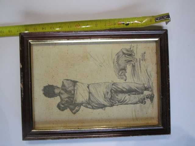 Hipólito Andrade desenho emoldurado étnico áfrica