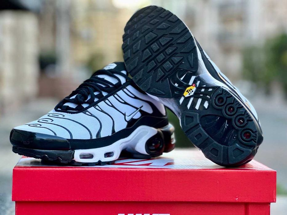 ХІТ! Nike Air Max Plus TN White/Black 40 41 42 43 44 45 46 тн белые: 2 ...