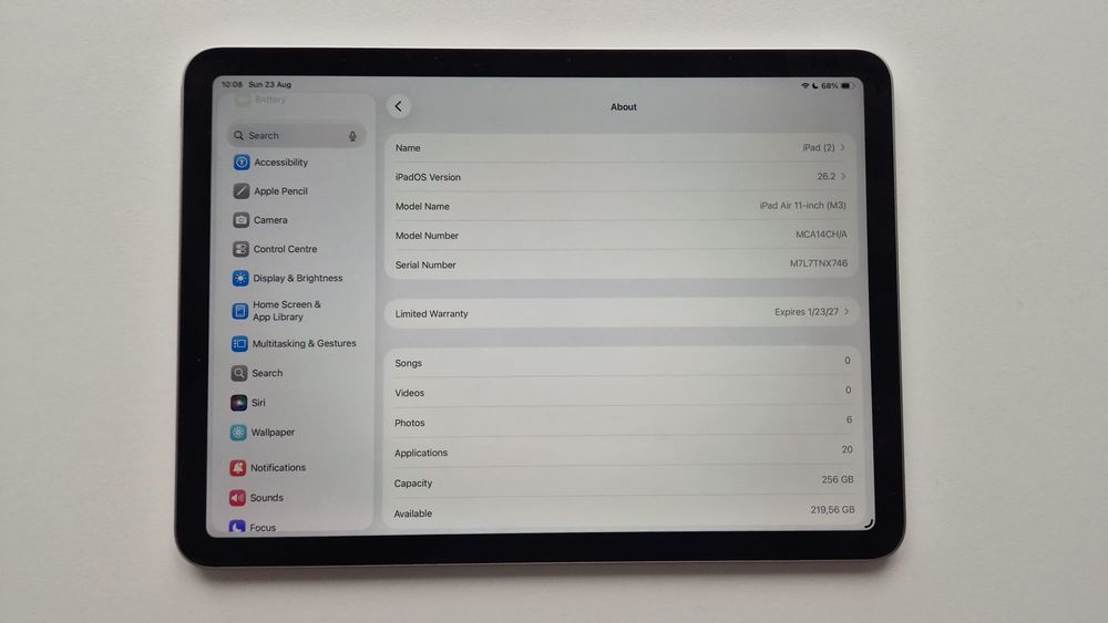 Apple iPad Air 11 M3 256 GB Wi-Fi