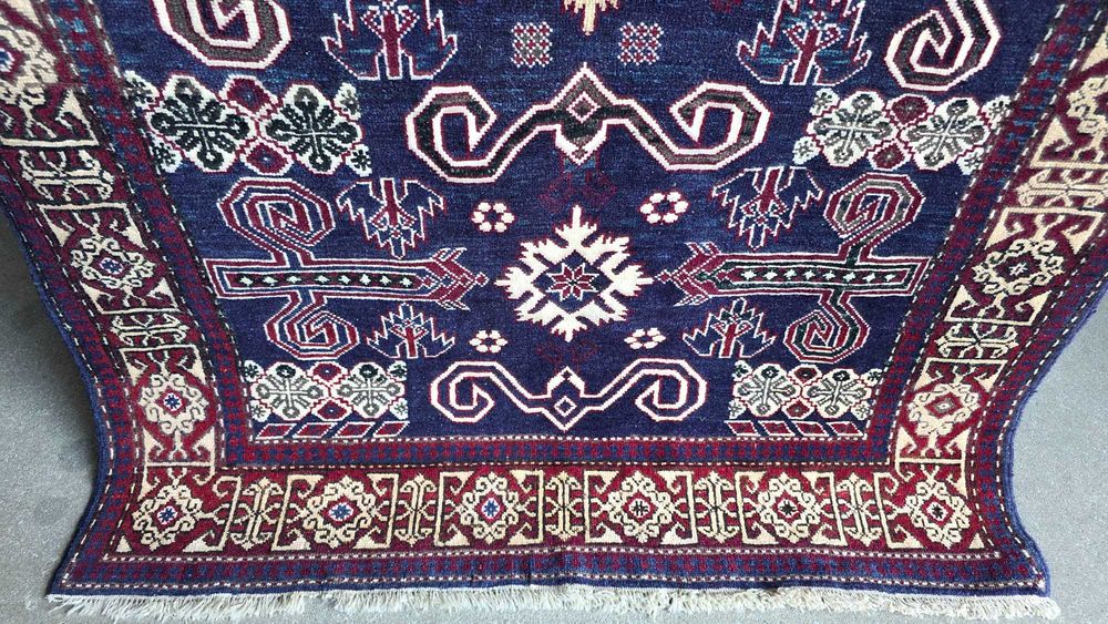 Afgański,ręcznie tkany dywan wełniany175/120