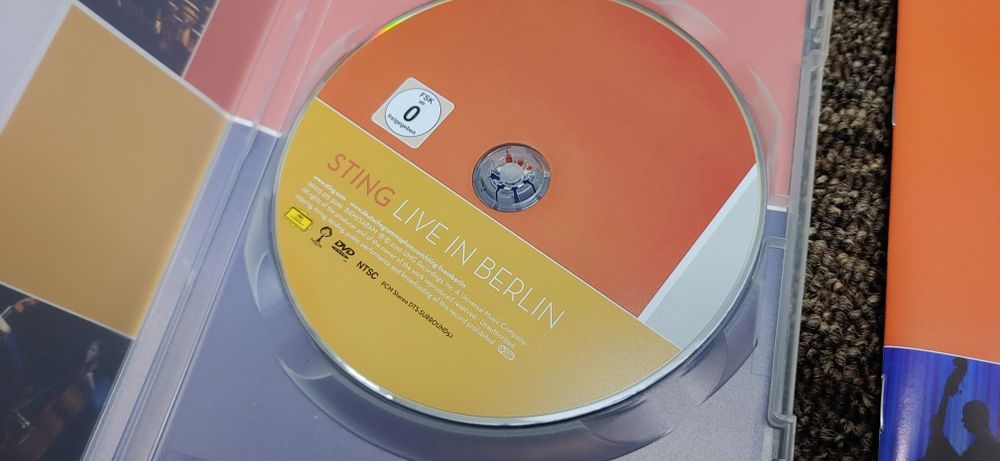 Sting Live In Berlin DVD Koncert - wydanie polskie