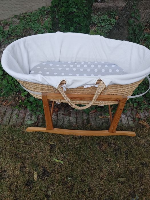 Kosz Mojżesza naturalny z kołyską