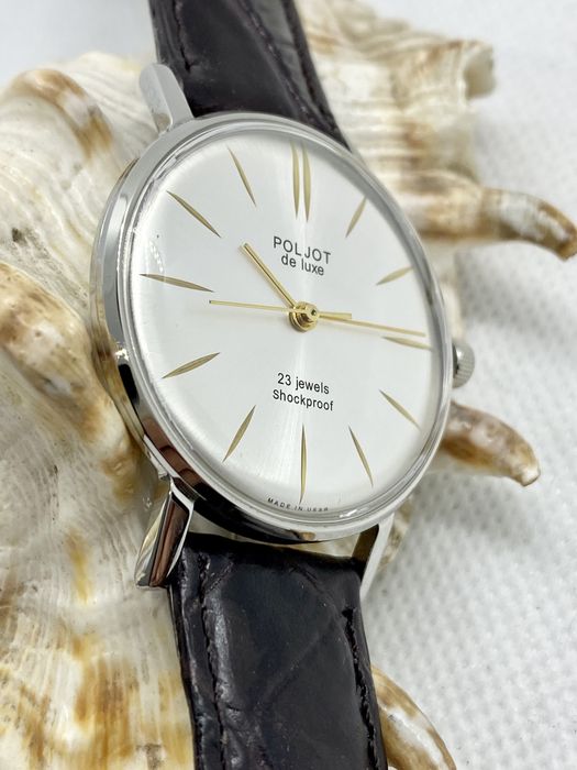 Годинник Політ де люкс Watch Poljot de luxe часы луч восток