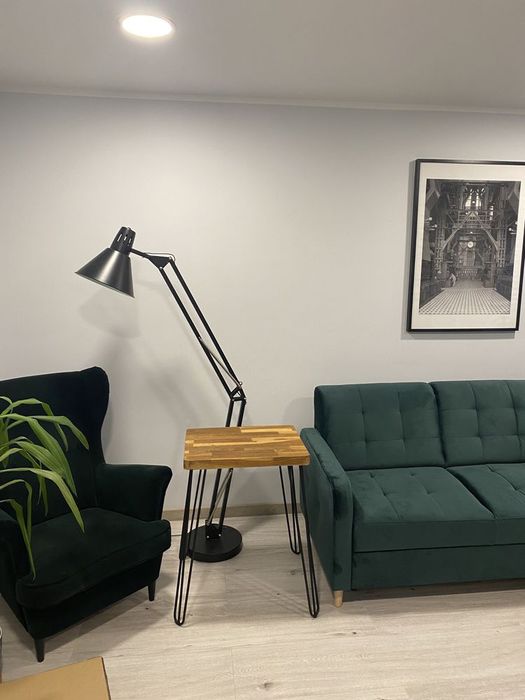 Nogi metalowe do stołu stolika z pręta loft 72cm