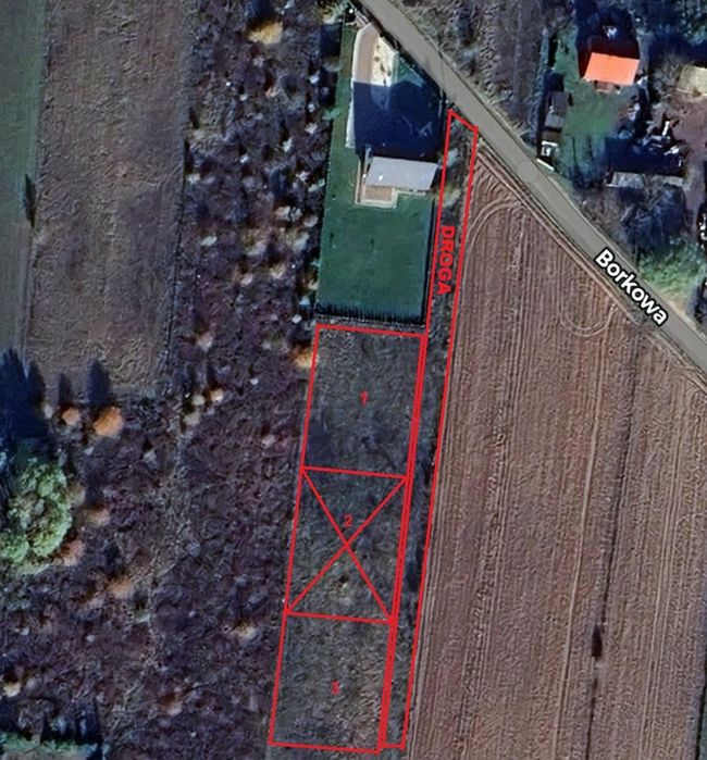 Działka budowlana m. CYBULICE - Widok 3